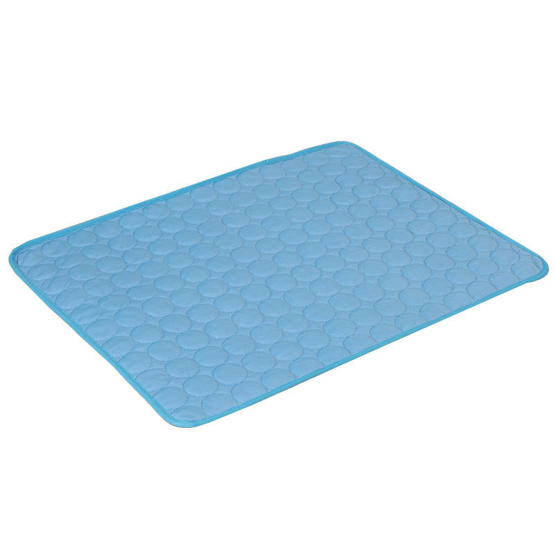 Summer Cooling Mats Blanket Ice Bed Pet Dog For Dogs Cats - Black & Elva