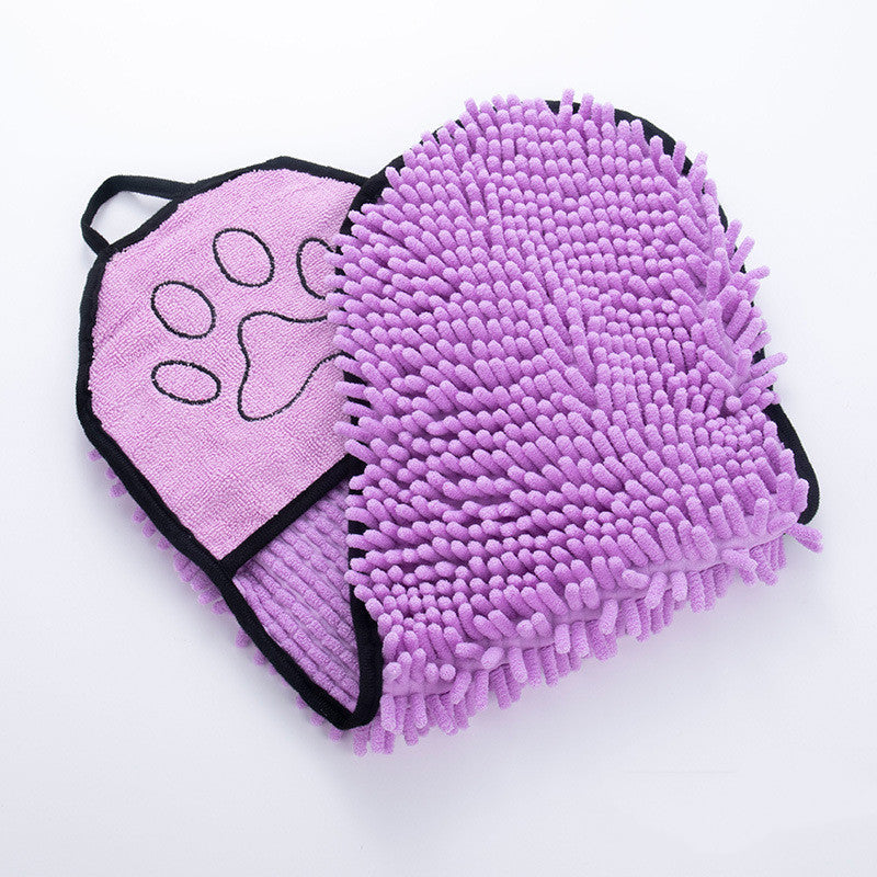 Super Absorbent Microfiber Pet Towels - Black & Elva