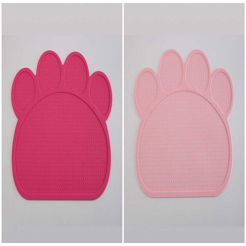 Pet Supplies Silicone Placemat Black & Elva