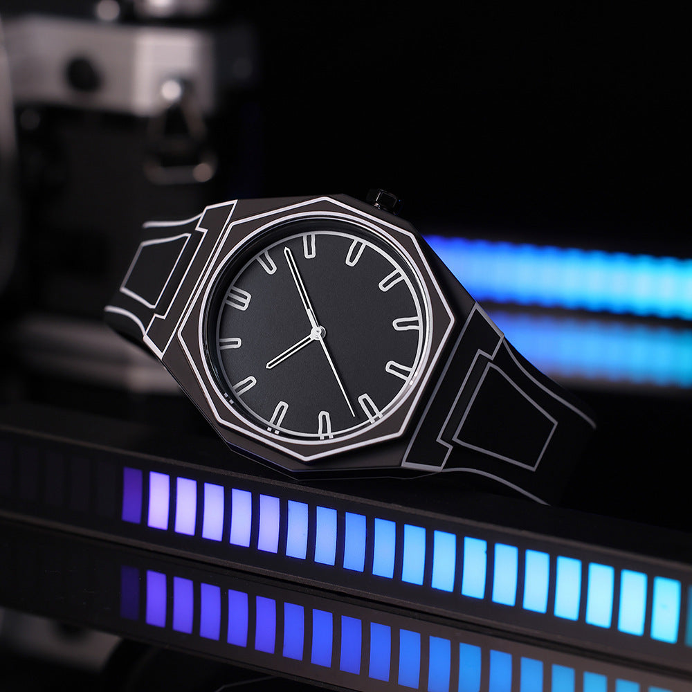 Deep Waterproof Watch Comic Style - Black & Elva