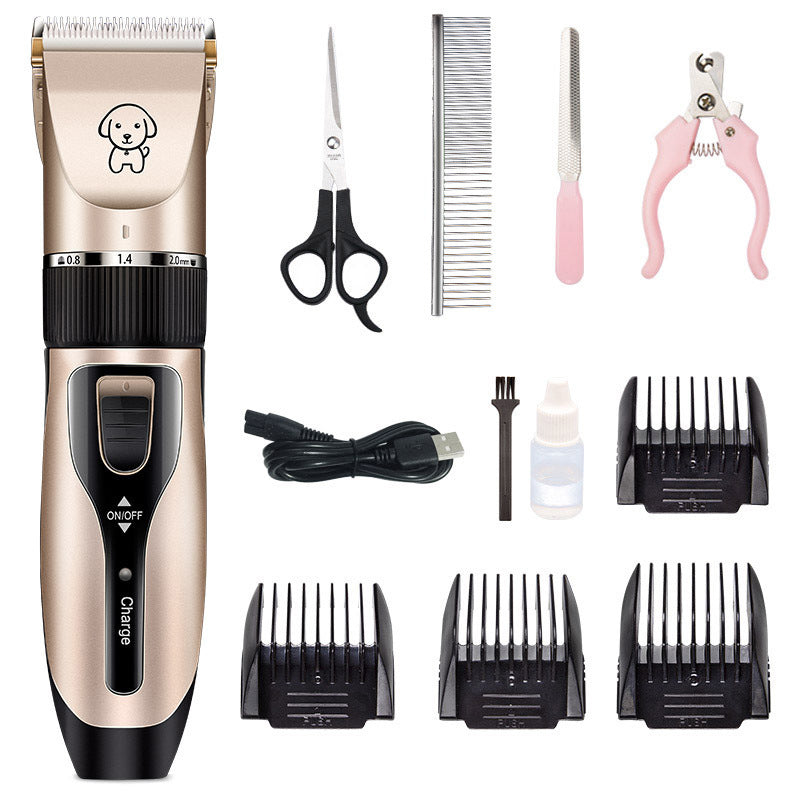 Dog Shaver Pet Teddy Cat Shaving Dog Hair Professional Hair Clipper - Black & Elva