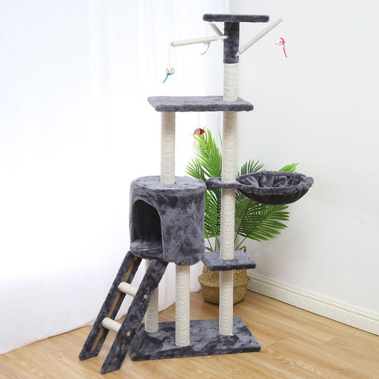 Cat Climber Cat House - Black & Elva