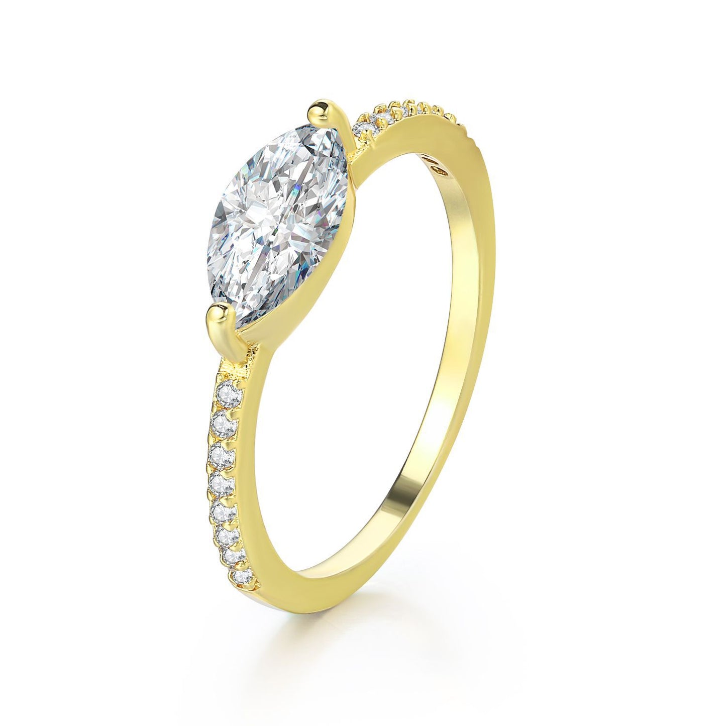 European And American Fashion Minimalist Female Ring - Black & Elva