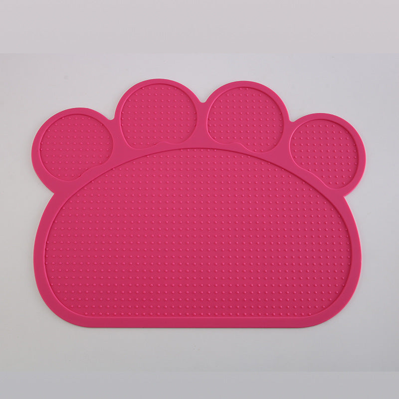 Pet Supplies Silicone Placemat Black & Elva