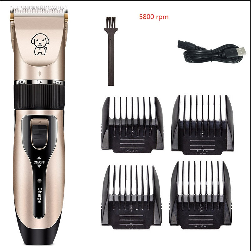 Dog Shaver Pet Teddy Cat Shaving Dog Hair Professional Hair Clipper - Black & Elva
