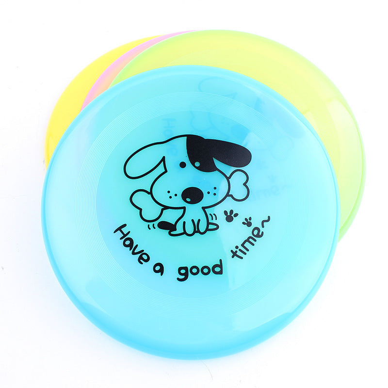 Silicone Dog Flying Disc – Chew-Resistant Interactive Toy for Pets - Black & Elva