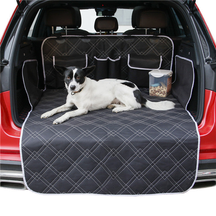 Car Pet Supplies Anti-Dirty Dog Mat - Black & Elva
