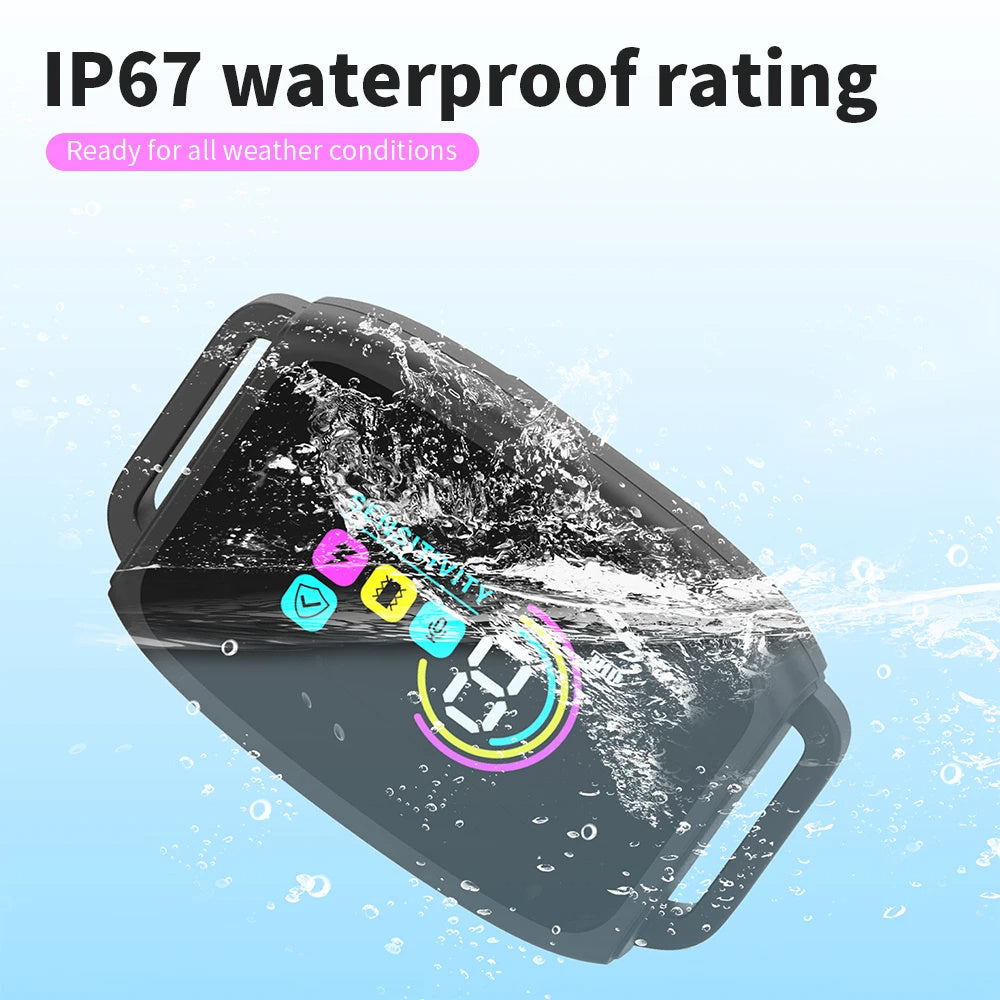 Smart Anti-Bark Dog Collar – Rechargeable, Waterproof & Digital Display - Black & Elva
