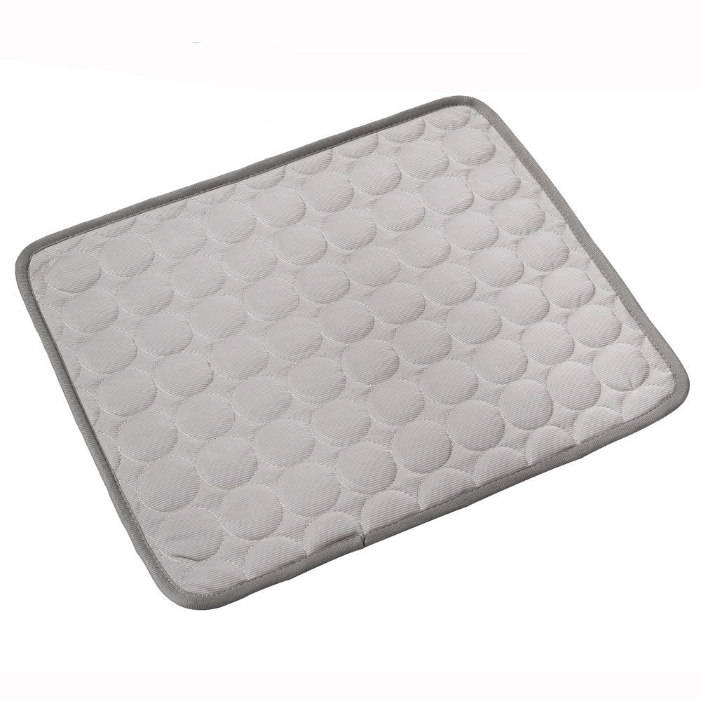 Summer Cooling Mats Blanket Ice Bed Pet Dog For Dogs Cats - Black & Elva