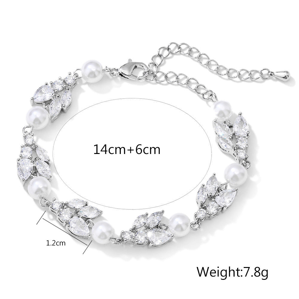 Light Luxury Micro Inlaid Zircon Girlfriends Jewelry - Black & Elva
