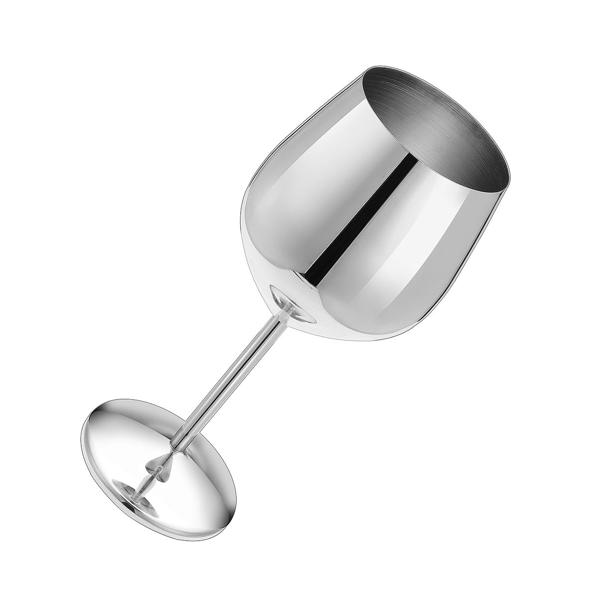 Stainless steel wine glass - Black & Elva
