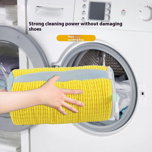Washing Machine Special Shoe Anti-deformation Laundry Protection Bags Household - Black & Elva