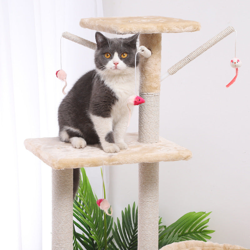 Cat Climber Cat House - Black & Elva