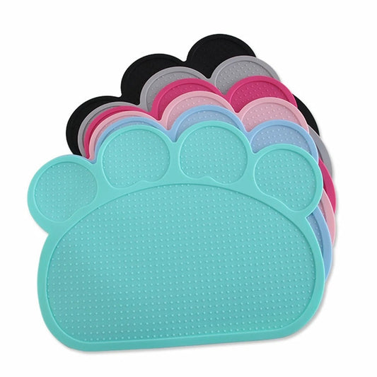 Pet Supplies Silicone Placemat Black & Elva