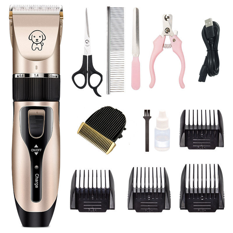 Dog Shaver Pet Teddy Cat Shaving Dog Hair Professional Hair Clipper - Black & Elva