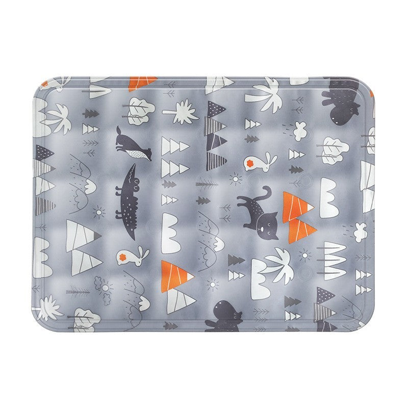 Pet Ice Pad Gel Cooling In Summer - Black & Elva