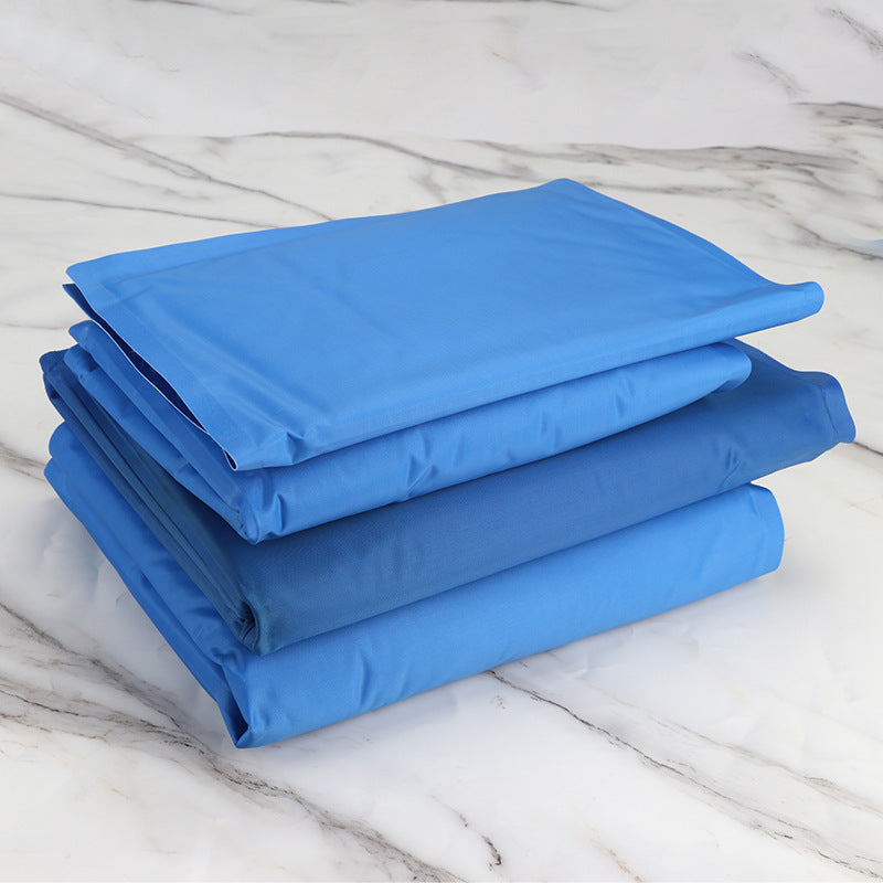 Pet Ice Pad Gel Cooling Ice Pad Summer Pet Pad Dog Mat - Black & Elva