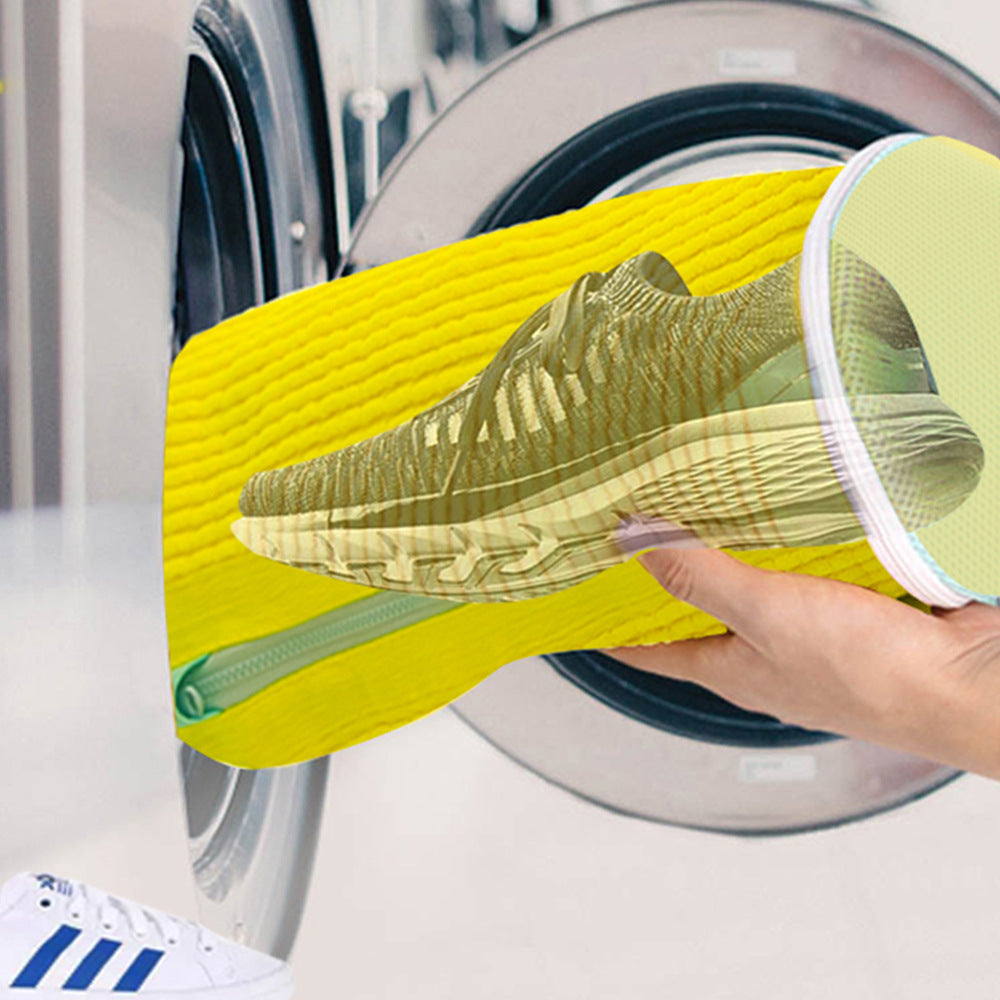 Washing Machine Special Shoe Anti-deformation Laundry Protection Bags Household - Black & Elva
