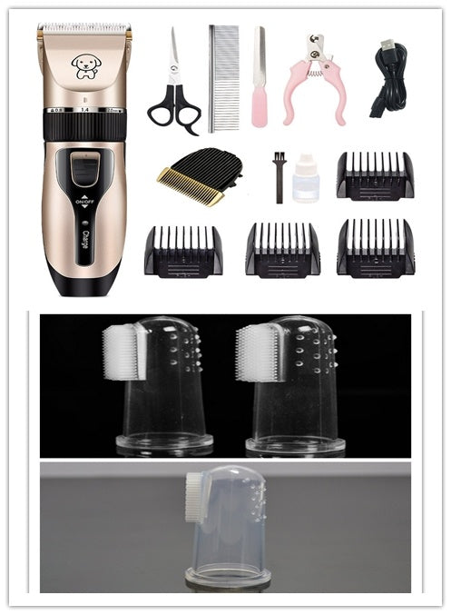 Dog Shaver Pet Teddy Cat Shaving Dog Hair Professional Hair Clipper - Black & Elva