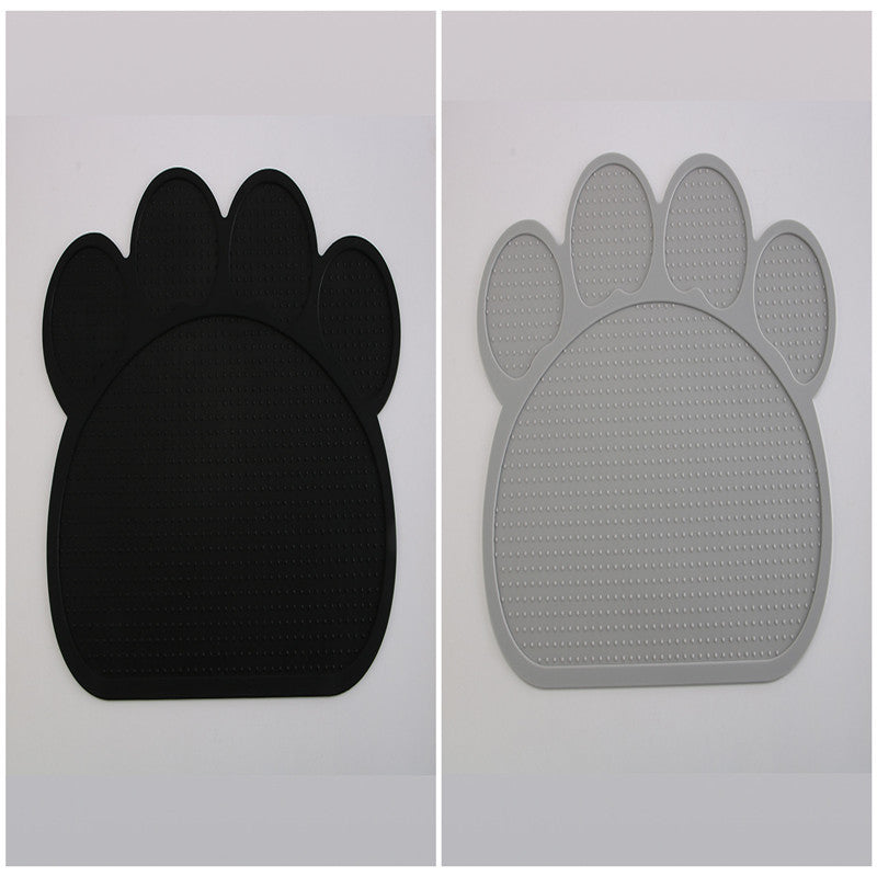Pet Supplies Silicone Placemat Black & Elva