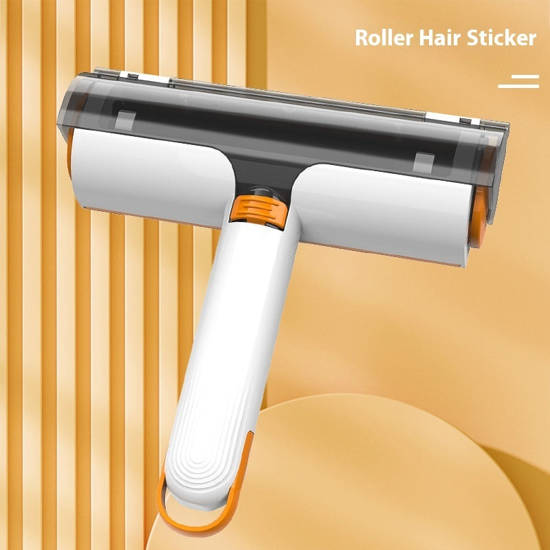 2 In 1 Pet Hair Removal Roller Multifunctional Portable Washable Hair Removal Brush Pet Supplies - Black & Elva