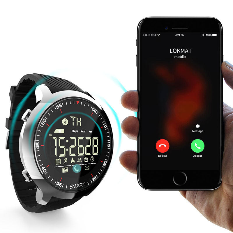 MK18 smart watch bracelet - Black & Elva