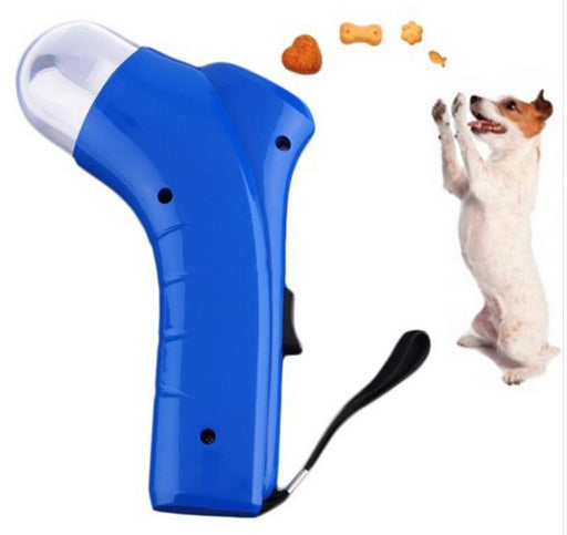 Pet Food Catapult Feeder Funny Dog Toy - Black & Elva