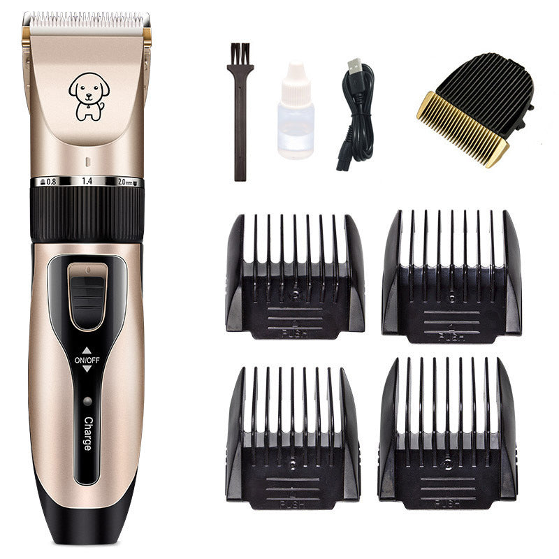 Dog Shaver Pet Teddy Cat Shaving Dog Hair Professional Hair Clipper - Black & Elva