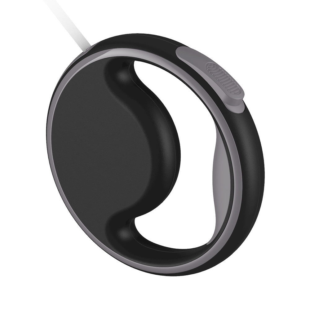 Automatic Lighting Retractable Dog Leash - Black & Elva