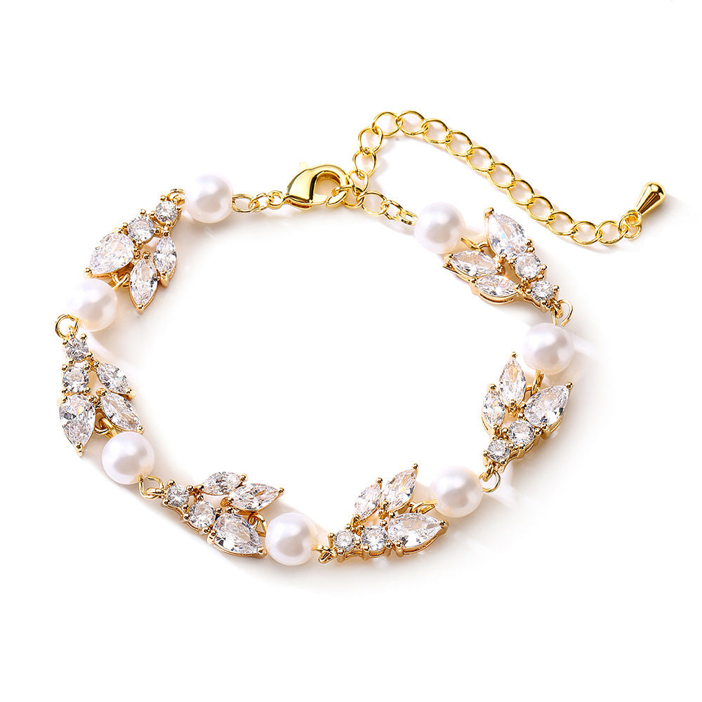 Light Luxury Micro Inlaid Zircon Girlfriends Jewelry - Black & Elva