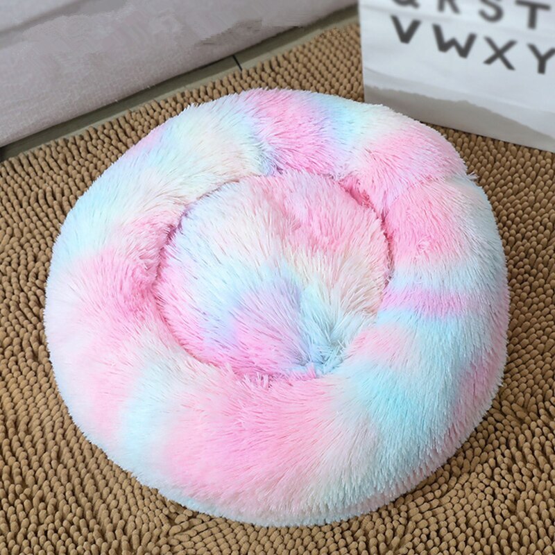 Super Soft Dog Bed – Washable Plush Pet Sofa for Deep Sleep - Black & Elva