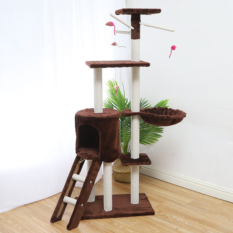Cat Climber Cat House - Black & Elva