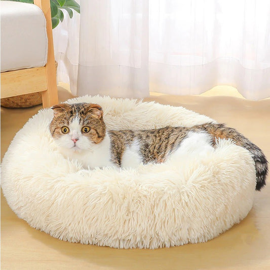 Super Soft Dog Bed – Washable Plush Pet Sofa for Deep Sleep - Black & Elva