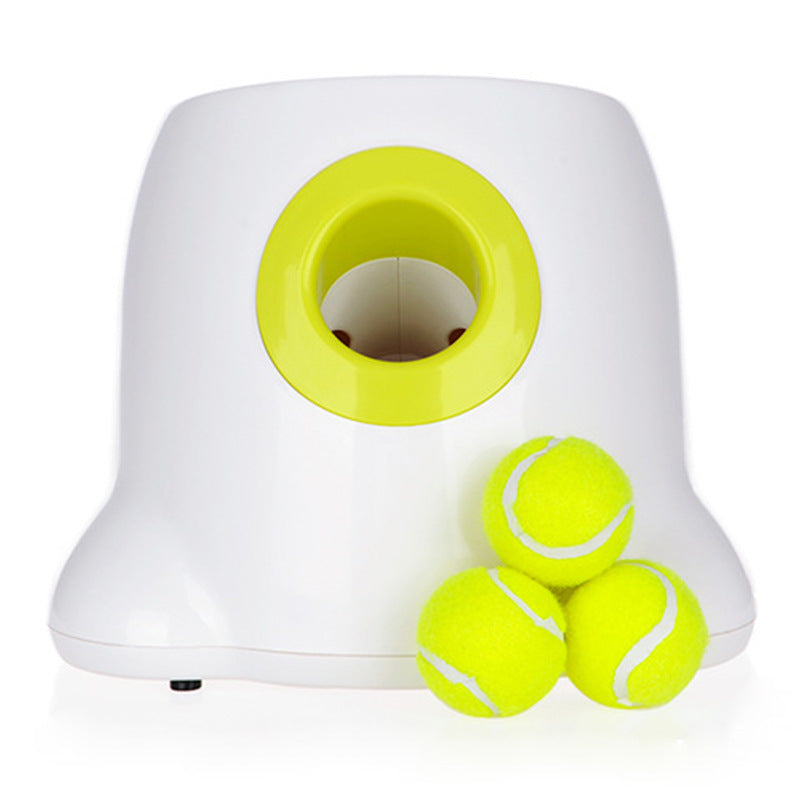 Dog Pet Automatic Interactive Ball Launcher - Black & Elva