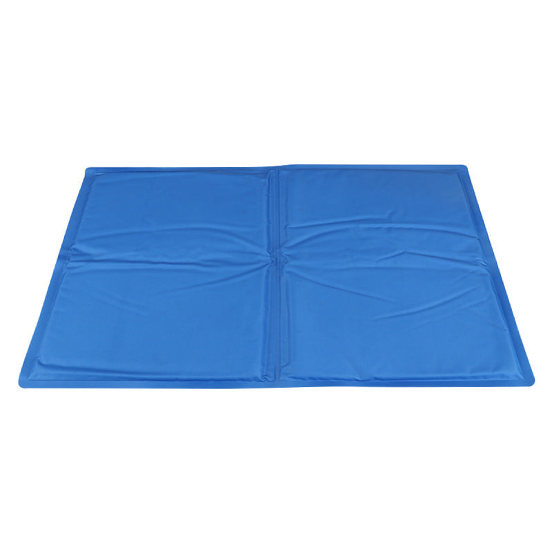 Pet Ice Pad Gel Cooling Ice Pad Summer Pet Pad Dog Mat - Black & Elva