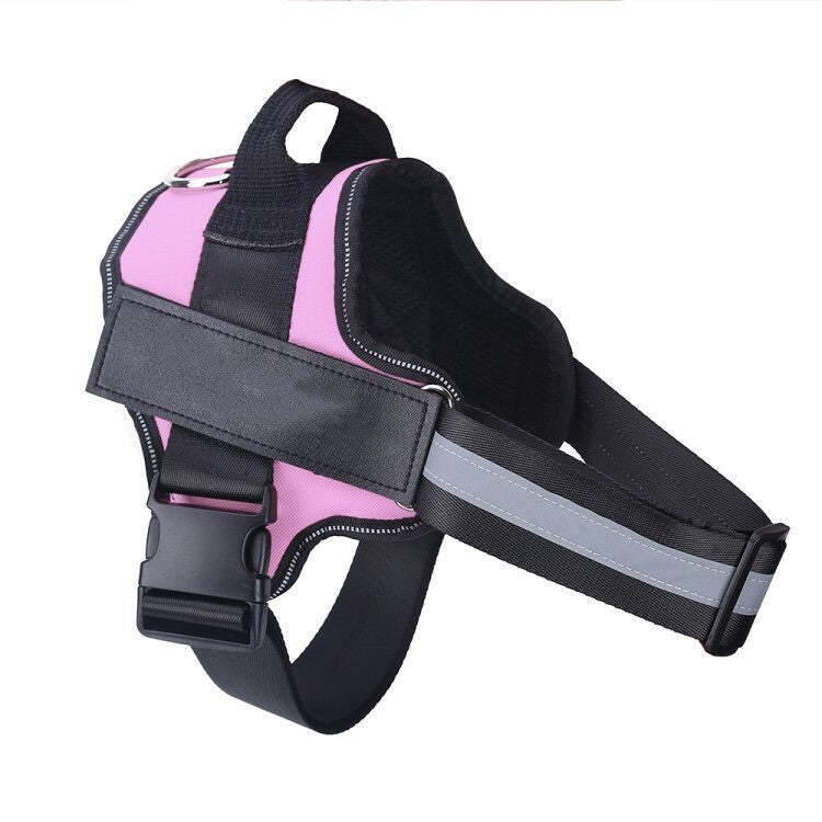 Custom No Pull Dog Harness – Safe, Comfy & Reflective Fit - Black & Elva