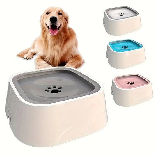 No-Spill Dog Water Bowl - Black & Elva