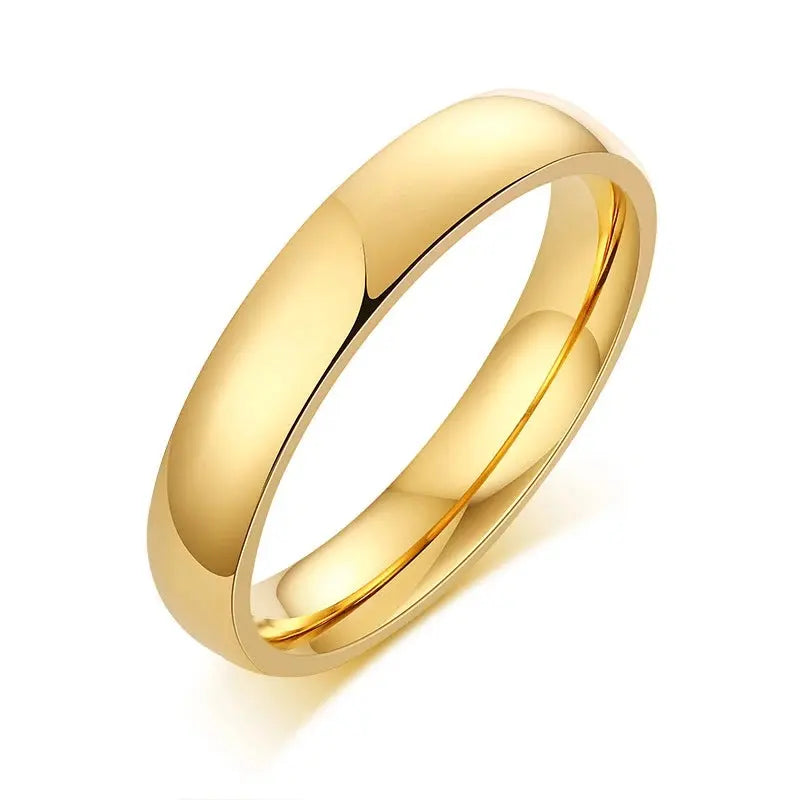 Stainless Steel Wedding Rings - Black & Elva