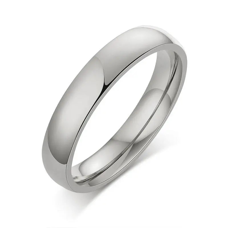 Stainless Steel Wedding Rings - Black & Elva