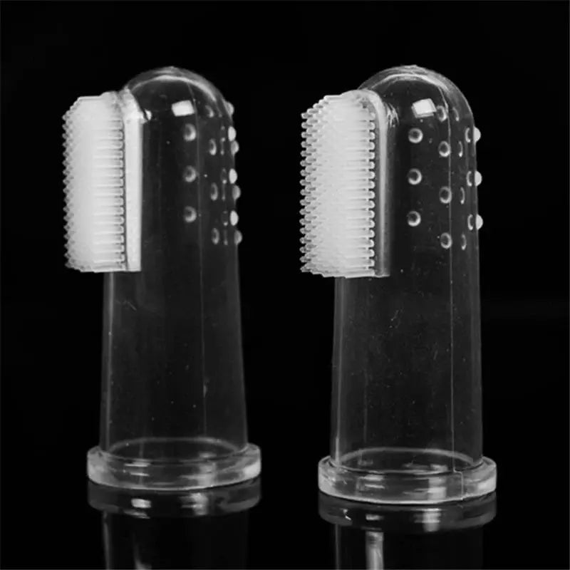 Finger Toothbrush for Dogs - Black & Elva