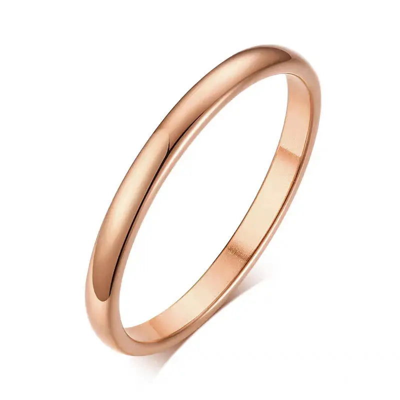 Stainless Steel Wedding Rings - Black & Elva