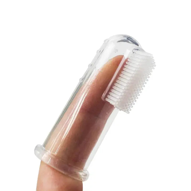 Finger Toothbrush for Dogs - Black & Elva