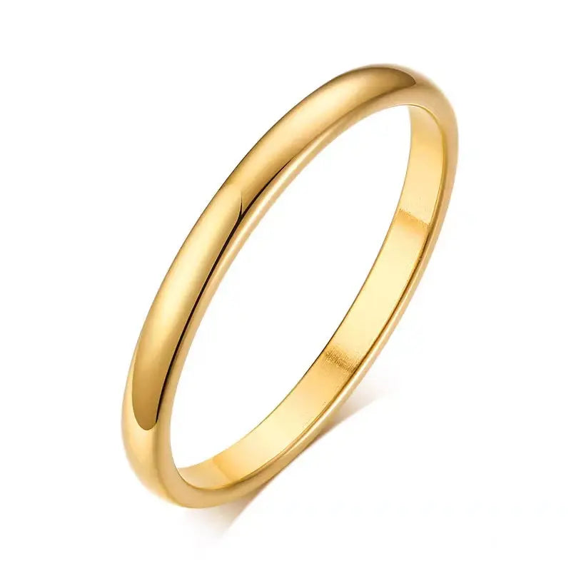 Stainless Steel Wedding Rings - Black & Elva
