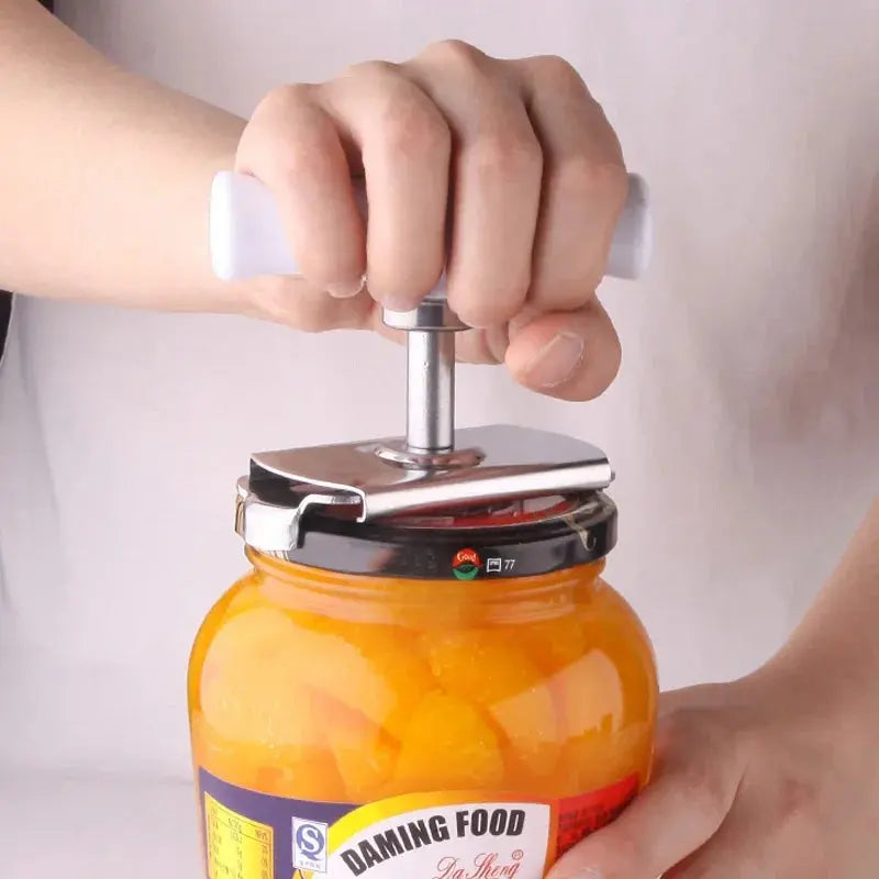 Stainless Steel Jar Opener - Black & Elva