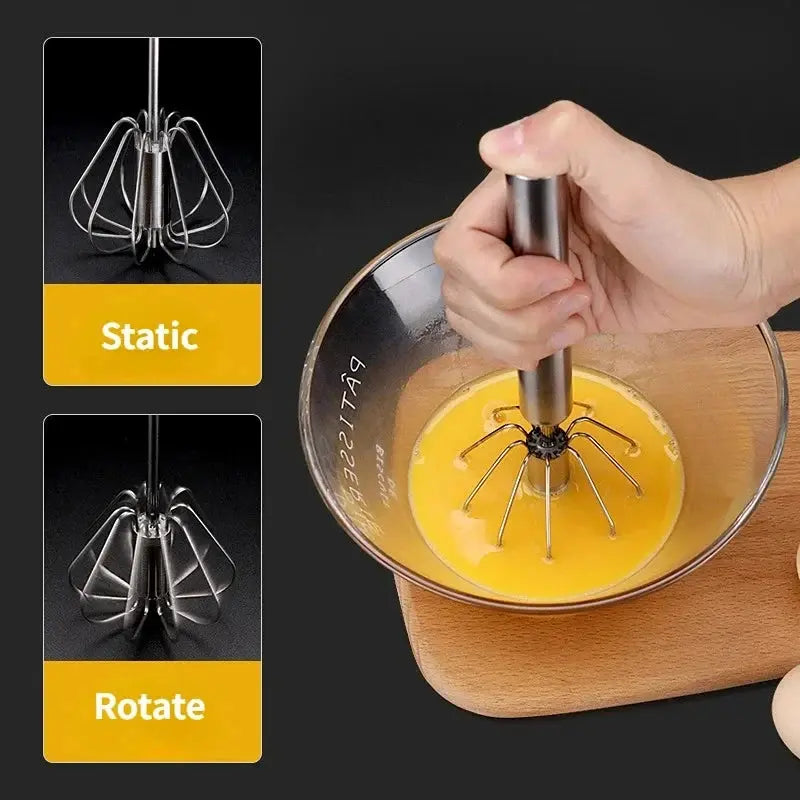 Rotating Egg Beater - Black & Elva