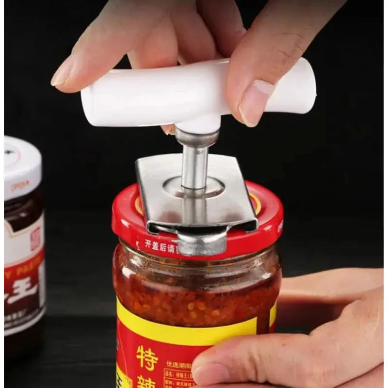 Stainless Steel Jar Opener - Black & Elva