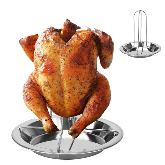 Grill Chicken Roasting Rack - Black & Elva