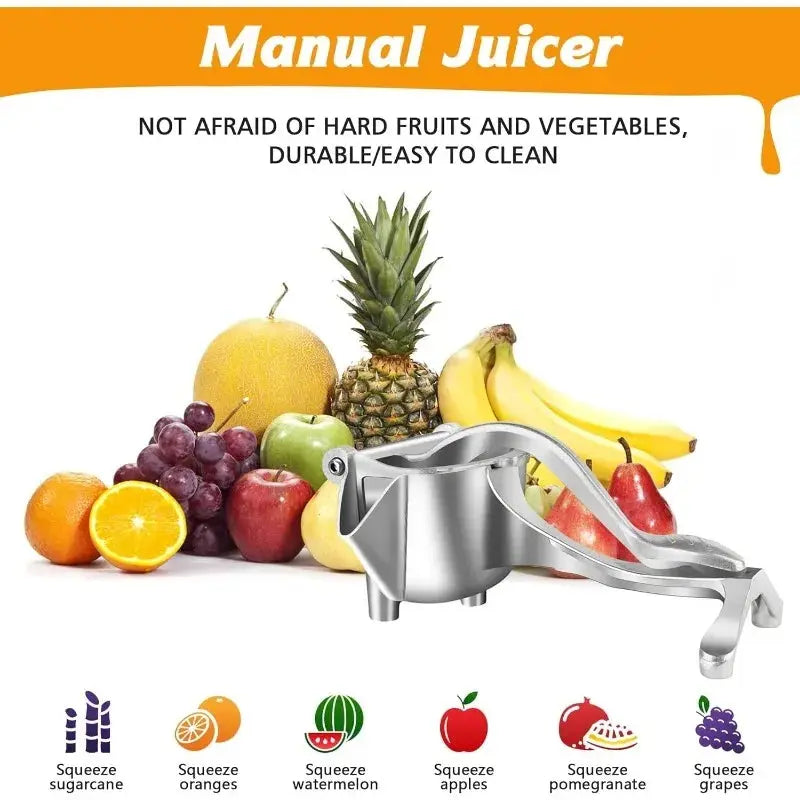 Aluminum Manual Juice Squeezer - Black & Elva