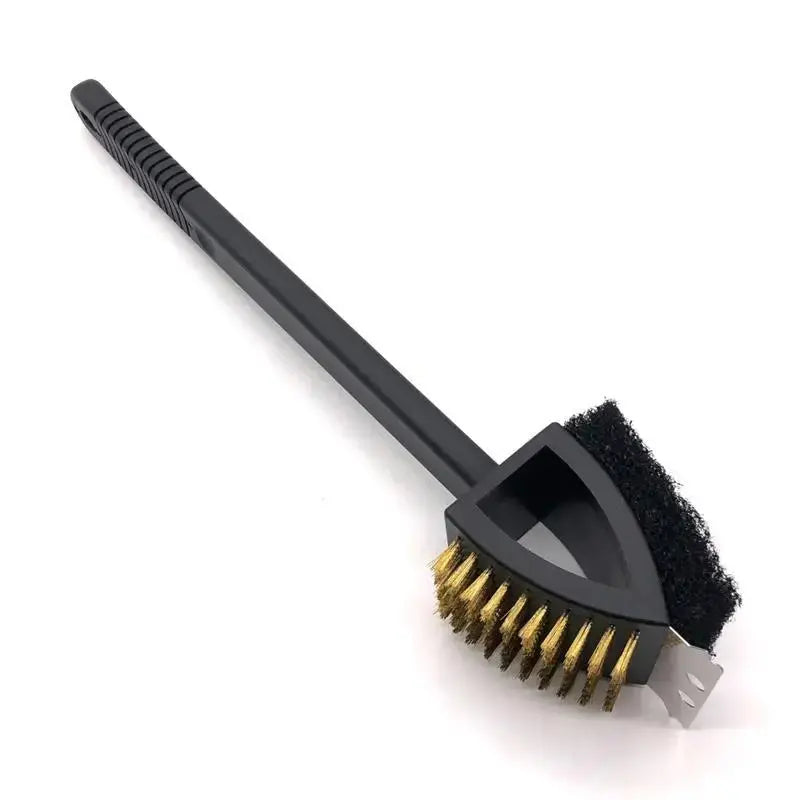 BBQ Grill Cleaning Brush - Black & Elva