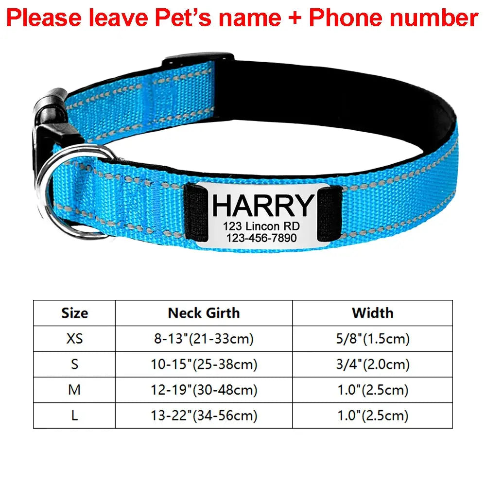 Custom Dog Collar - Black & Elva